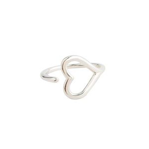 Open Heart Ring in 925 Sterling Silver a classic and timeless Design.